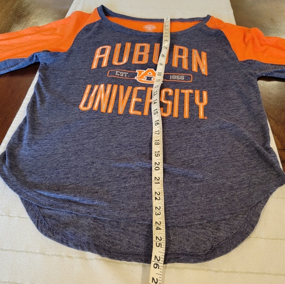 Auburn University 3/4 Sleeve Shirt S - Picture 9 of 16